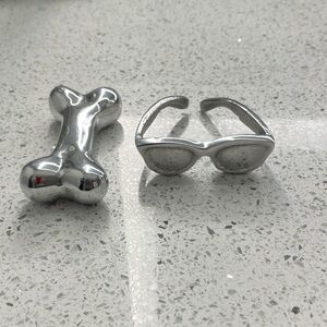 Marisa Dog Bone & Sunglasses Napkin Weights.